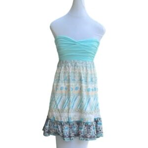 Free People Size 2 Strapless Mini Dress Excellent Condition
